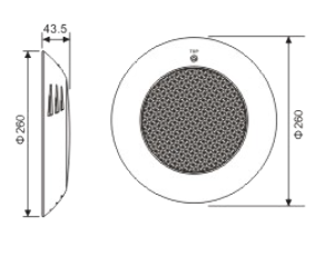 Φώτα Πισίνας Oxygon Swimming Pool Lights MDB dimensions copy Φωτισμός Πισίνας
