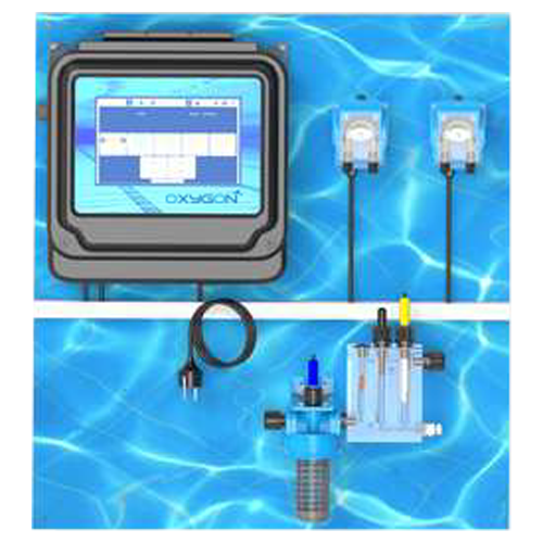 Ovladač dávkovacího bazénu Oxygon Regulátor dávkování bazénu Pooltec SPA