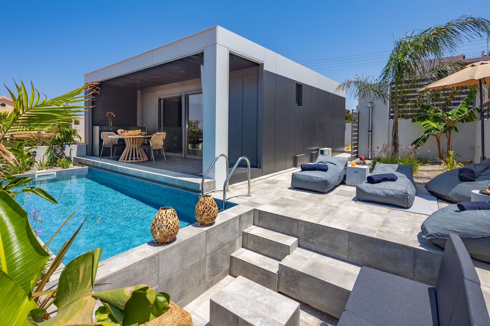 steel panel πισίνα