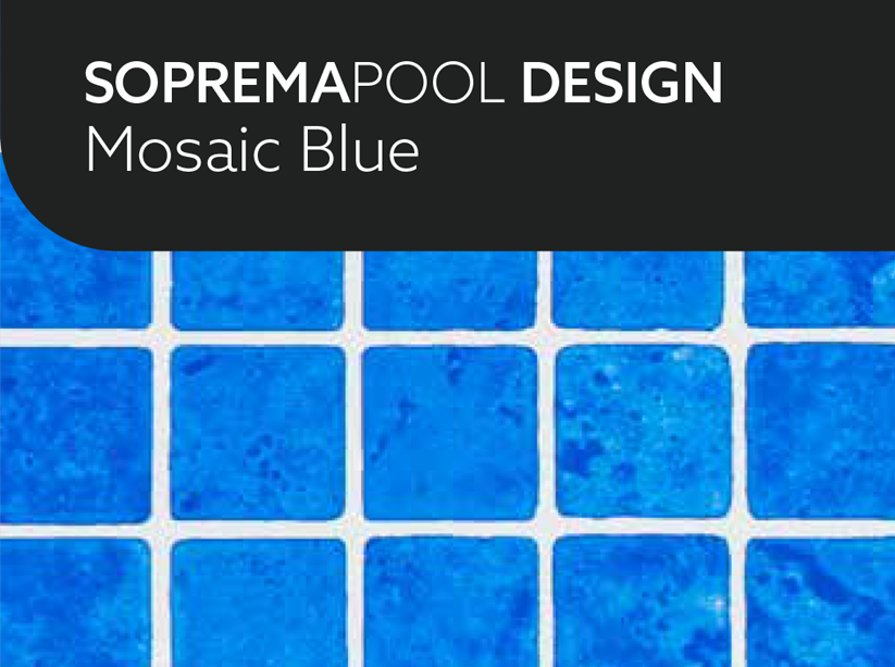 Liner Soprema Design Mosaic Blue