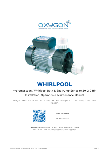 Εγχειρίδιο WHIRLPOOL SERIES